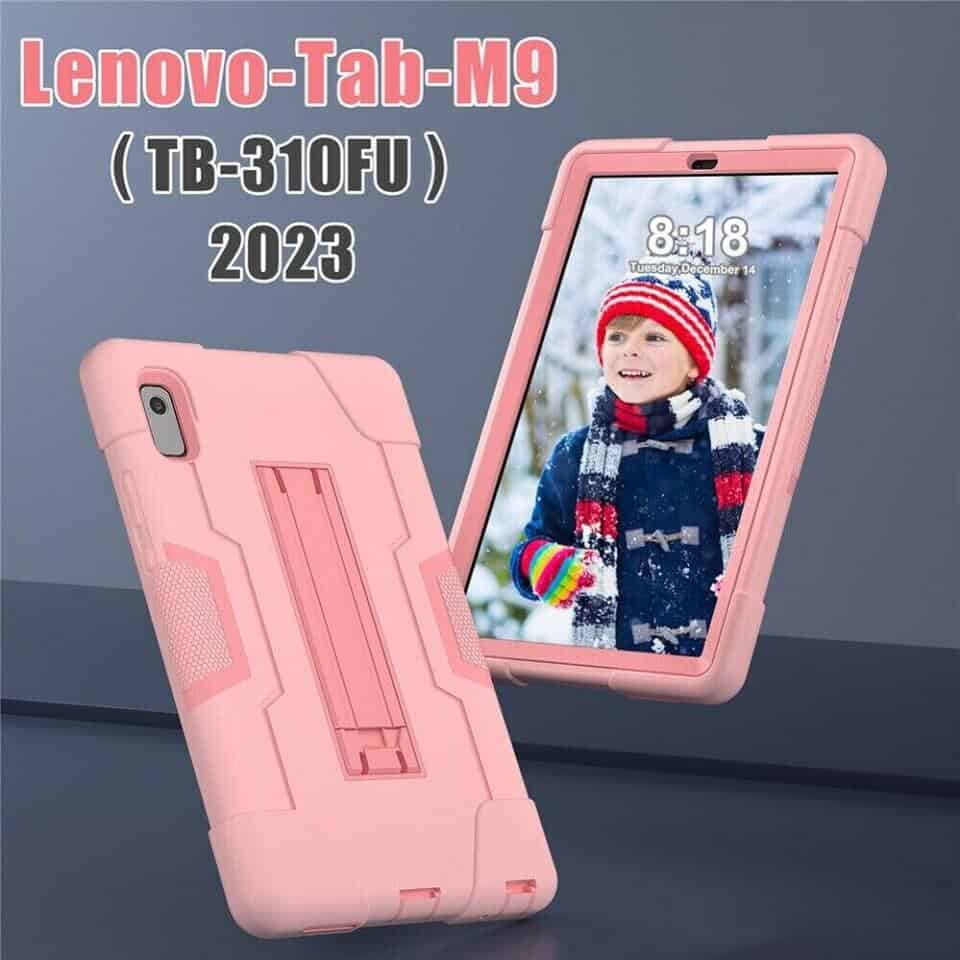 Lenovo Tab M9 9.0 inch 2023 TB-310FU Hybrid Fancy Shockproof Heavy Duty Kickstand Case Cover Lenovo Tab M9 9.0 inch 2023 TB-310FU Hybrid Fancy Shockproof Heavy Duty Kickstand Case Cover